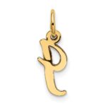 10k Small Script Initial I Charm - Image 4