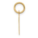 10k Small Script Initial T Charm - Image 2