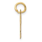 10k Small Block Initial F Charm - Image 2