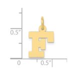 10k Small Block Initial F Charm - Image 3
