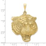 10k Tigers Head Pendant - Image 3