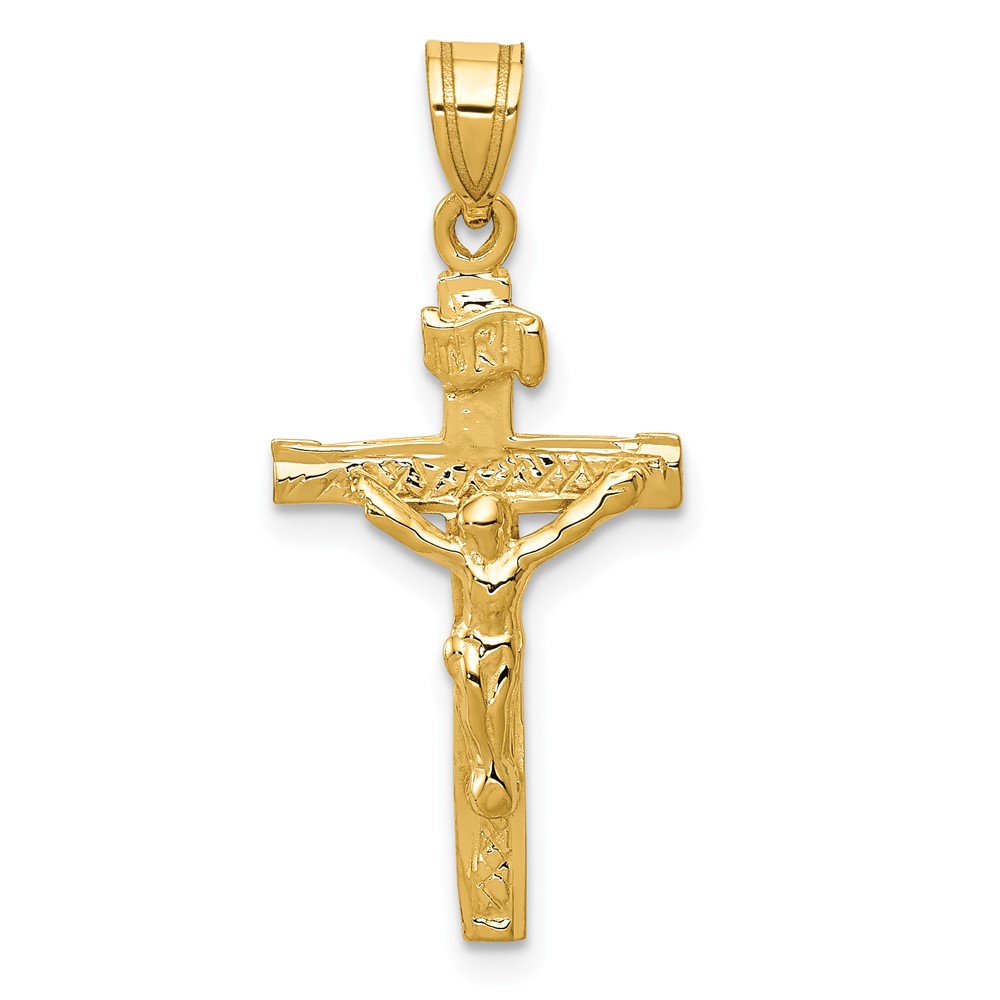 10ZC1344.jpg 10k INRI Crucifix Charm - Image 1