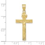 10k INRI Crucifix Pendant - Image 3