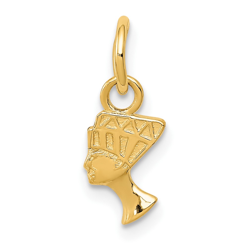 10ZC443.jpg 10k Nefertiti Charm - Image 1