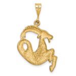 10k Capricorn Zodiac Charm - Image 4