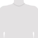 14K White Gold Carded .7mm Cable Rope with Spring Ring Clasp Chain - Image 4