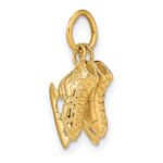 14k 3-D Pair Of Ice Skates Charm - Image 2