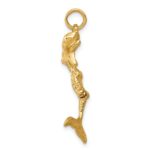 14k 3-D Mermaid Charm - Image 2