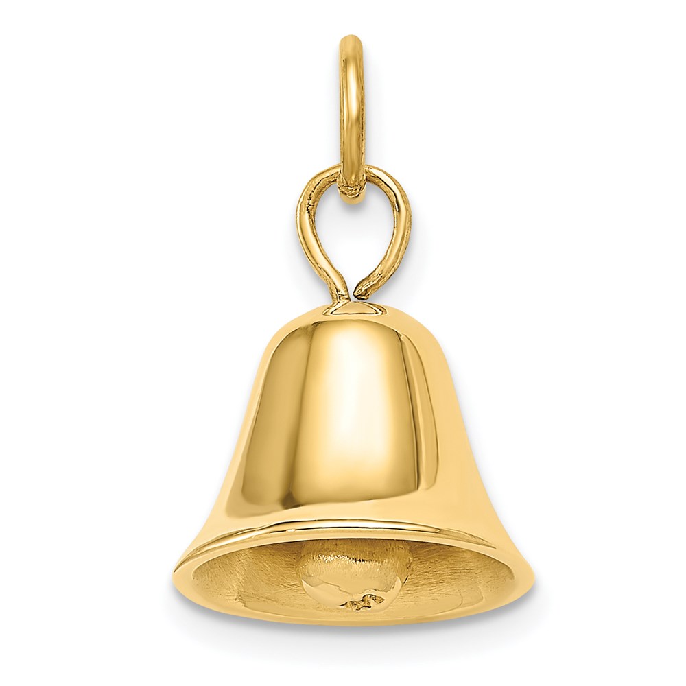 A0567.jpg 14k Moveable 3-D Wedding Bell Charm - Image 1