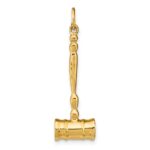 14k 3-D Gavel Charm - Image 3