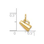 14K 3-D Small Megaphone Charm - Image 3