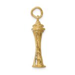 14k 3-D Seattle Space Needle Charm - Image 2