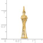 14k 3-D Seattle Space Needle Charm - Image 4