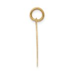 14k HAPPY BIRTHDAY 18mm Engravable Heart Disc Charm - Image 2