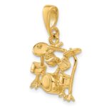 14K 3-D Drum Set Charm - Image 5