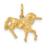 14k Unicorn Charm - Image 3