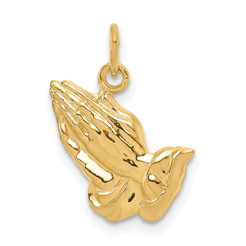 A4890.jpg 14k Praying Hands Charm - Image 1