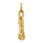 14K  3-D High Heel Stiletto Shoe Charm - Image 2