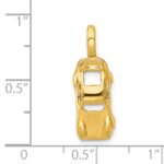 14k 3-D Sports Car Charm - Image 4