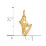 14K  3-D Ice Skate Charm - Image 4