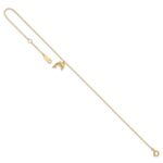 14k Dolphin Charm Dangle Plus Extender - Total Anklet - Image 7