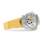 IBGoodman 14k Two-tone Men's Polished and Textured with Multi-color Enamel and Diamond Masonic Shriner's Ring - Image 7