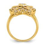 IBGoodman 14k Women's Polished Eastern Star Masonic Ring Mounting - Image 2