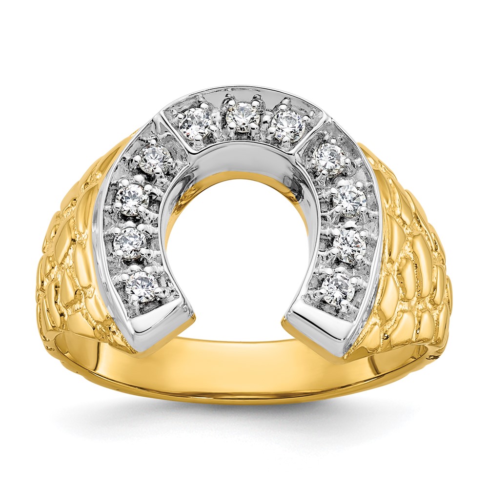 B04976-0YWA.jpg 10k Two-Tone Fancy Ring Mounting - Image 1