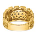 14k IBGoodman Men's Cluster 1/2 carat Diamond Nugget Complete Ring - Image 7