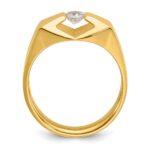 14k IBGoodman Men's 1/3 carat Diamond Complete Ring - Image 2