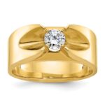 14k IBGoodman Men's 1/2 carat Diamond Complete Ring