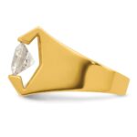 IBGoodman 14k 2 1/2 carat Lab Grown Diamond VS/SI+ G+ Complete Men's Ring - Image 3