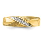 IBGoodman 14k Polished and Satin Men's Ring Mounting - Image 5