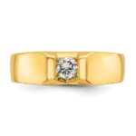 14k IBGoodman Men's 1/3 carat Diamond Complete Ring - Image 6