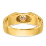 14k IBGoodman Men's 1/3 carat Diamond Complete Ring - Image 7