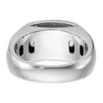 IBGoodman 14k White Gold 1/2 carat Lab Grown Diamond VS/SI+ G+ Complete Cut-Out Men's Ring - Image 5