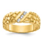 14k IBGoodman Men's Diamond Nugget Ring Mounting
