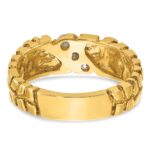 14k IBGoodman Men's Diamond Nugget Ring Mounting - Image 7