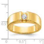 14k IBGoodman Men's 1/4 carat Diamond Complete Ring - Image 3