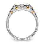 10k Two-Tone Fancy Ring Mounting - Image 2