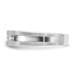 14k White Gold IBGoodman Men's Diamond Ring Mounting - Image 5