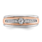 10k Two-Tone Fancy Ring Mounting - Image 4
