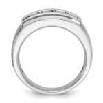 IBGoodman 14k White Gold 1 carat Lab Grown Diamond VS/SI+ G+ Complete Men's Ring - Image 2