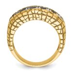 IBGoodman 14k 2 carat Lab Grown Diamond VS/SI+ G+ Complete Men's Nugget Ring - Image 2