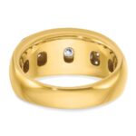 14k IBGoodman Men's Polished and Milgrain Ring Mounting - Image 7