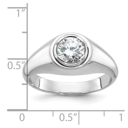 14k White Gold IBGoodman Men's Diamond Ring Mounting