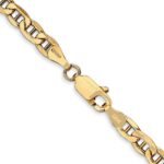 14K 4mm Semi-Solid Anchor with Lobster Clasp Chain - Image 3