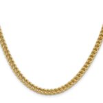 14K 4.5mm Semi-Solid Franco with Fancy Lobster Clasp Chain - Image 2