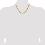 14K 7.3mm Semi-Solid Miami Cuban with Lobster Clasp Chain - Image 4