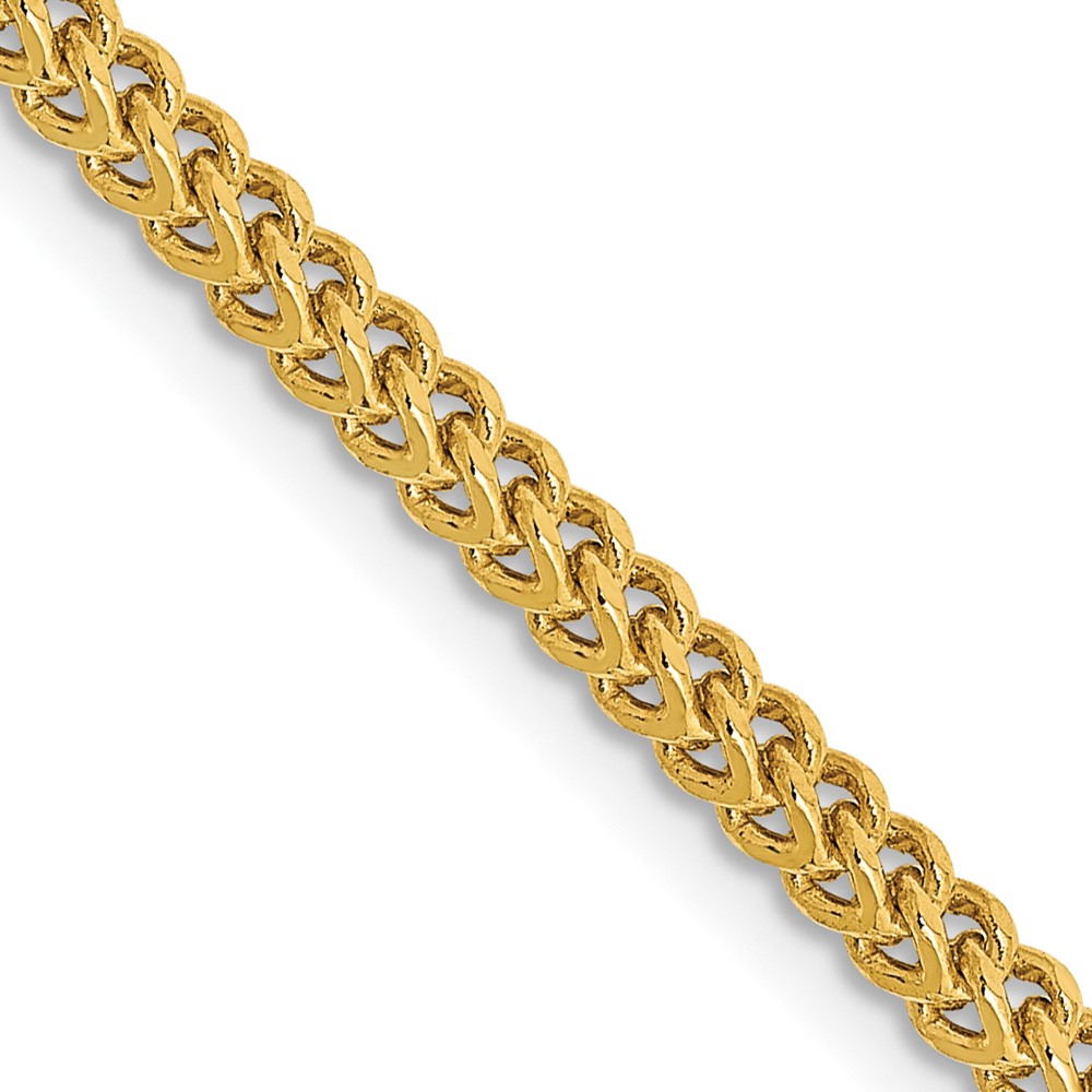 BC166.jpg 14K 2.2mm Semi-Solid Franco with Lobster Clasp Chain - Image 1